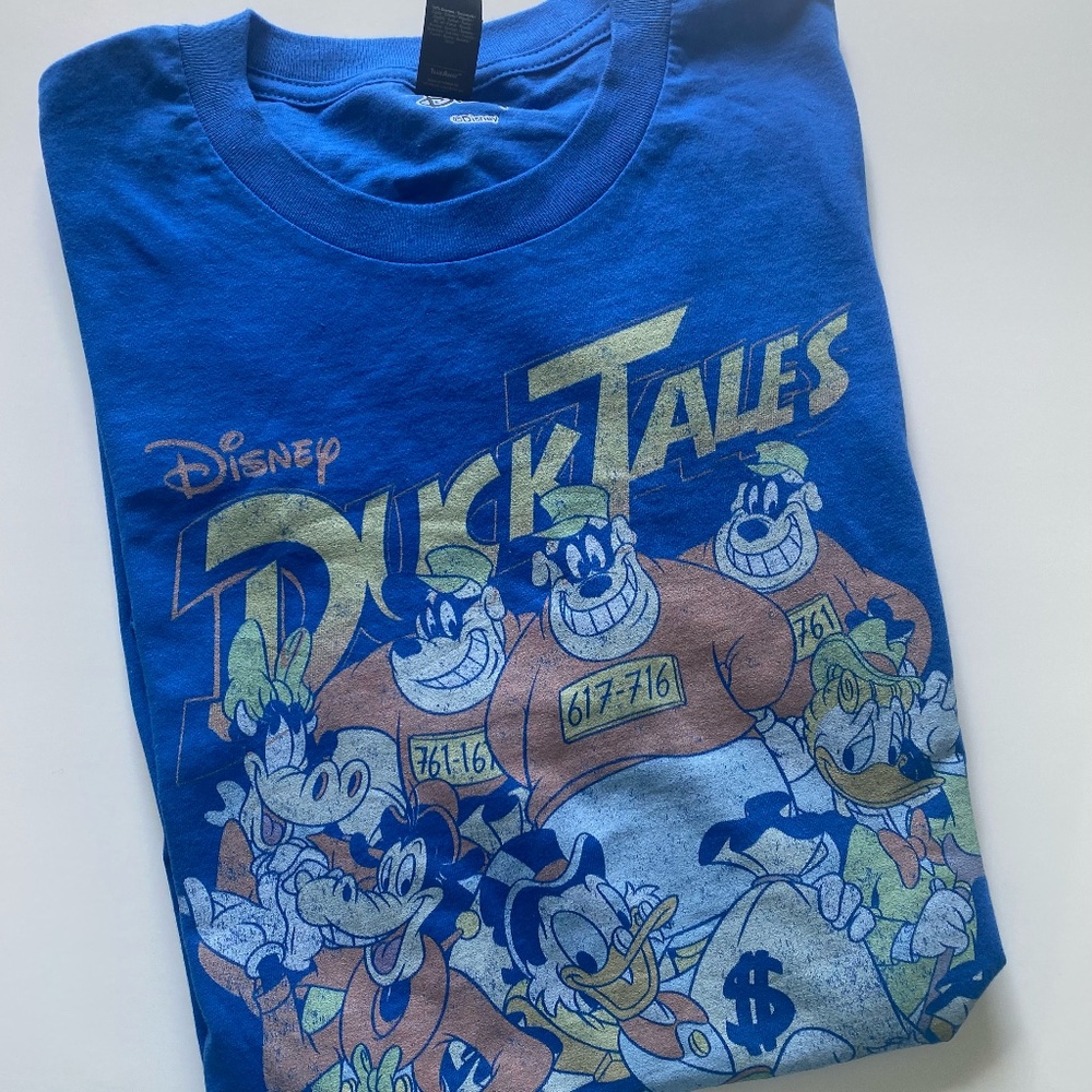 Blue Disney DuckTales unisex shirt